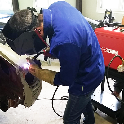 Cebora power sources ideal for the bodywork